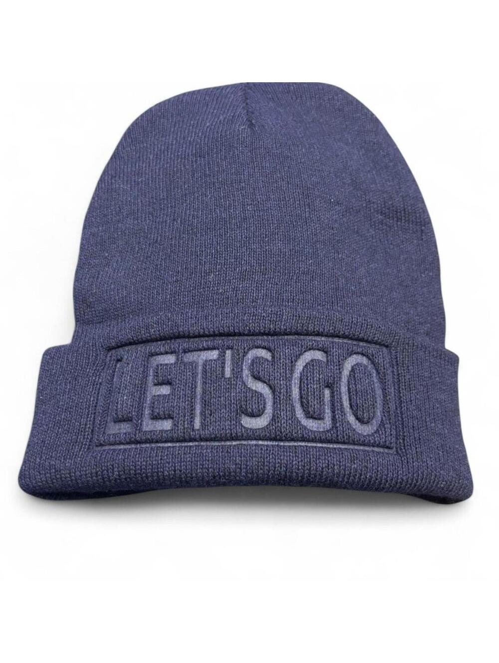 Let’s Go Navy Knit Beanie